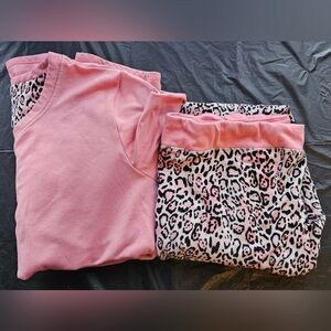 Pink Leopard Print  Set
